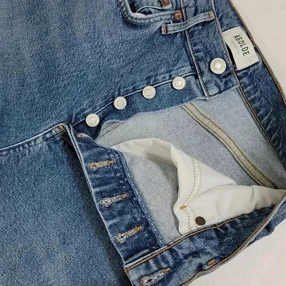 AGOLDE Riley High Rise Straight Jeans - Picture 9 of 14